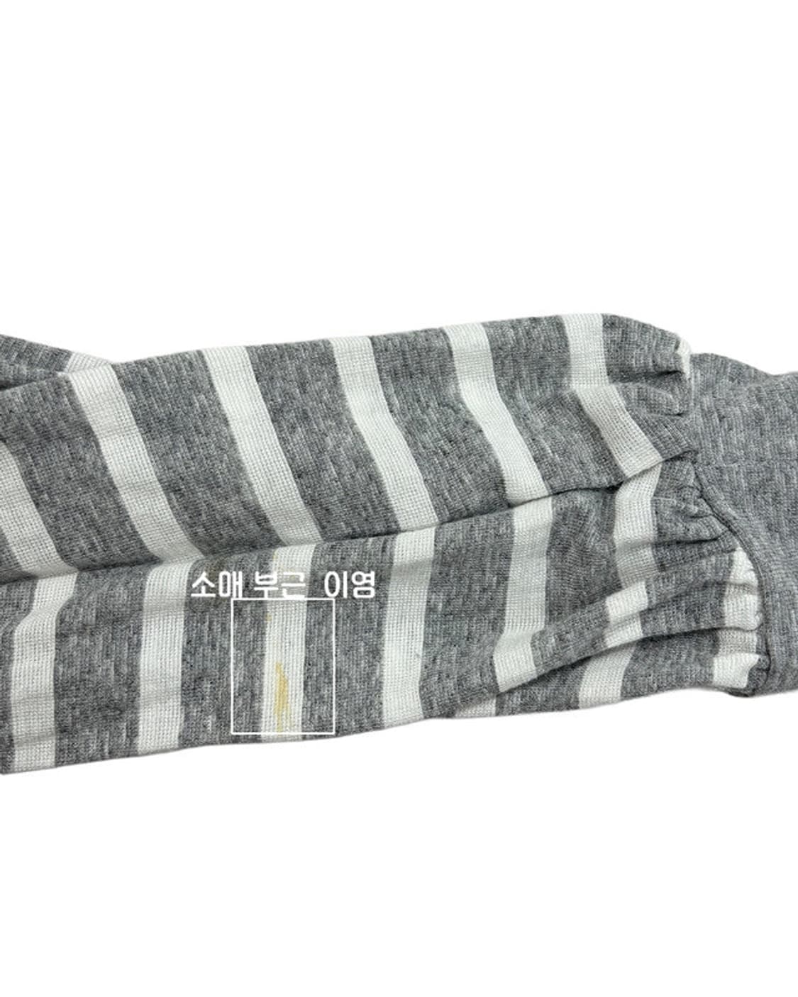 FAIRY SHADE 스트라이프 변형 긴팔 티 상품이미지7