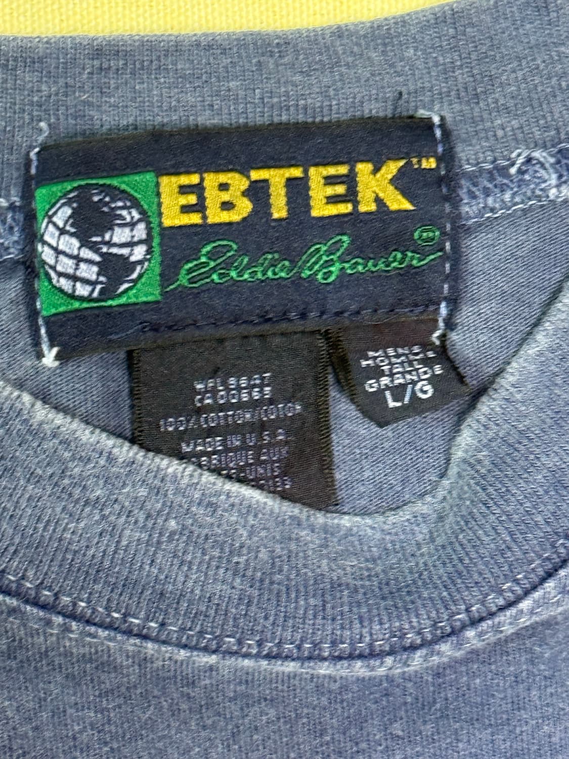 EBTEK (에디바우어) 로고 티셔츠 90s 상품이미지3