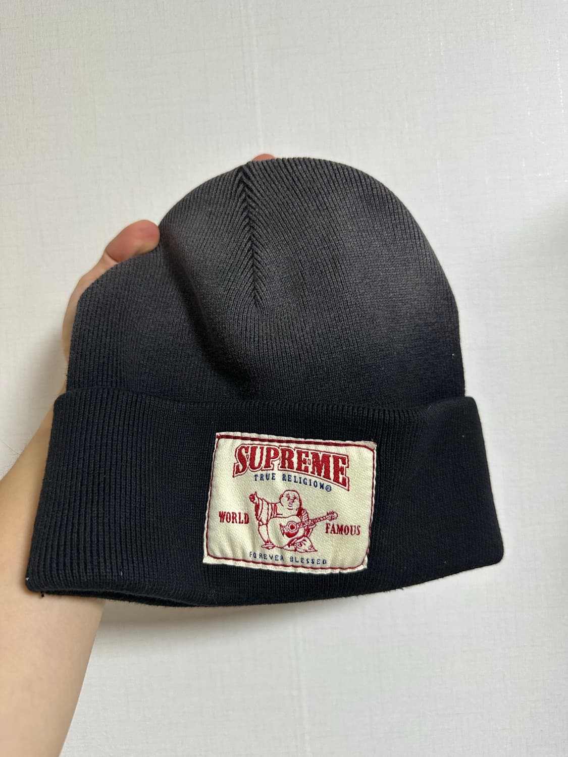 슈프림 x 트루릴리전 비니 블랙 - 25FW 상품이미지2