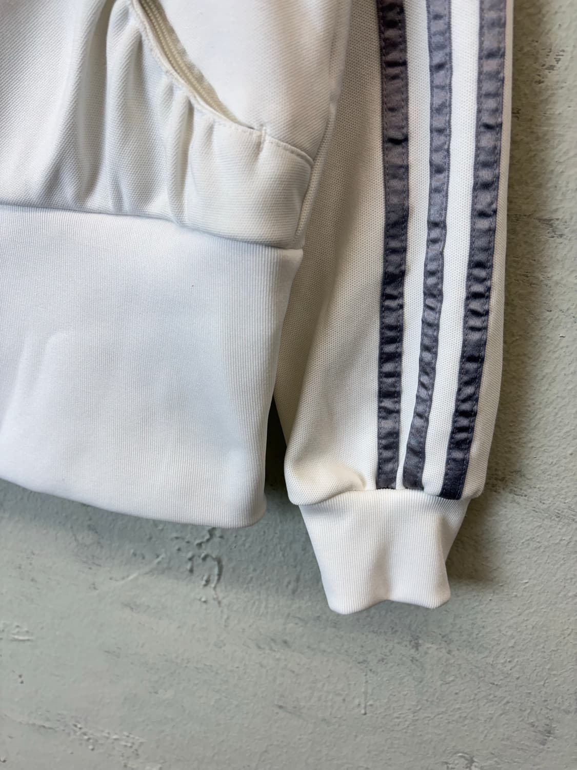 아디다스 빈티지 글리터 큐빅 화이트 트랙탑 져지 상품이미지6
