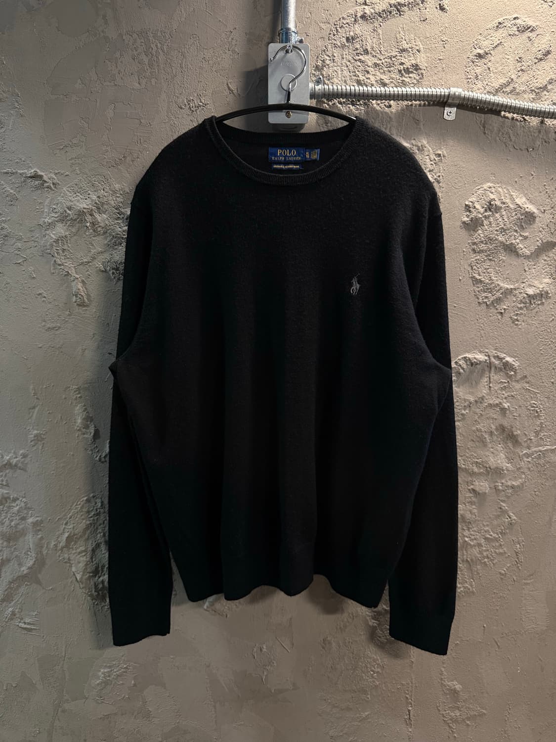 XL 폴로랄프로렌 POLO 메리노 울 니트 블랙 상품이미지1