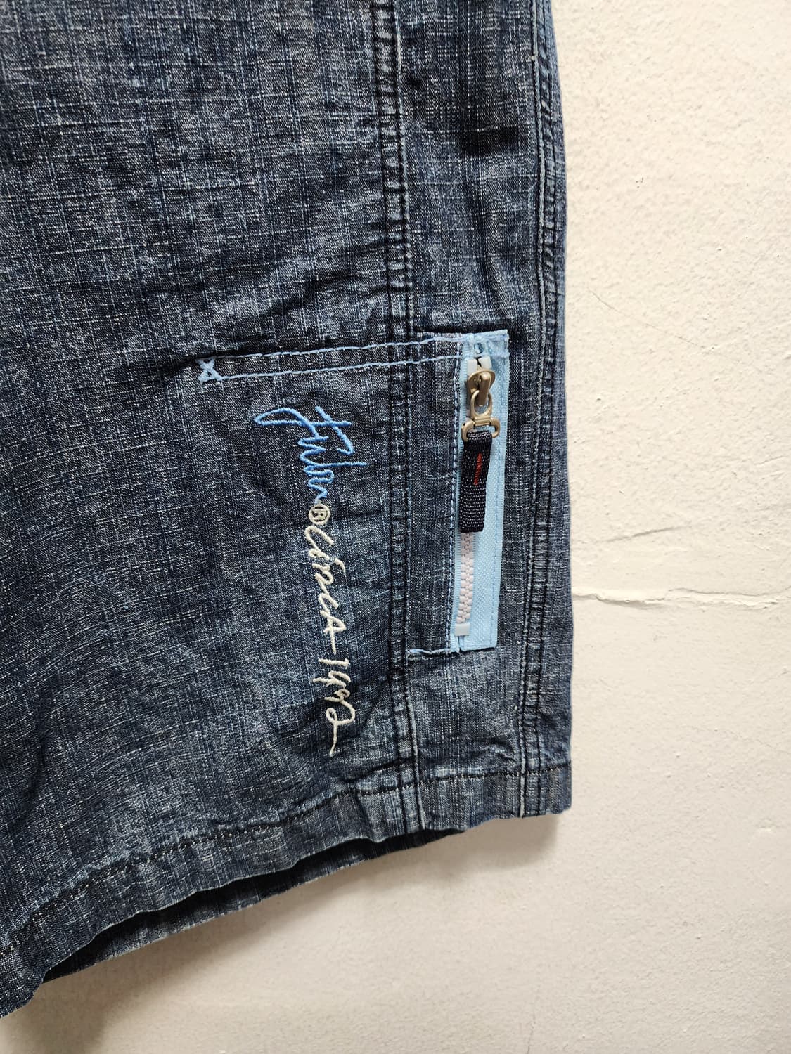 FUBU 올드스쿨 데님 버뮤다팬츠 상품이미지5