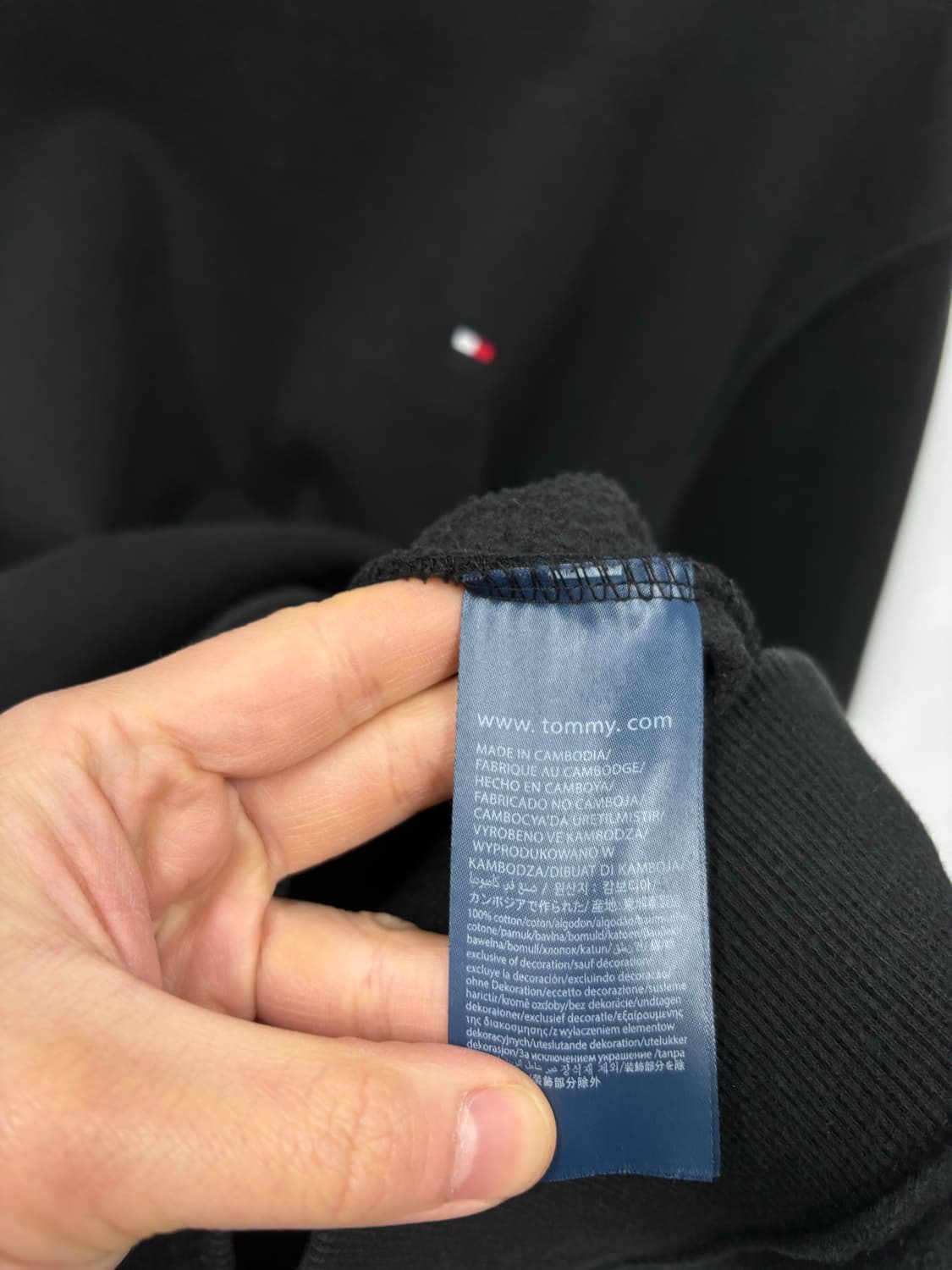 타미힐피거 로고 맨투맨 상품이미지5