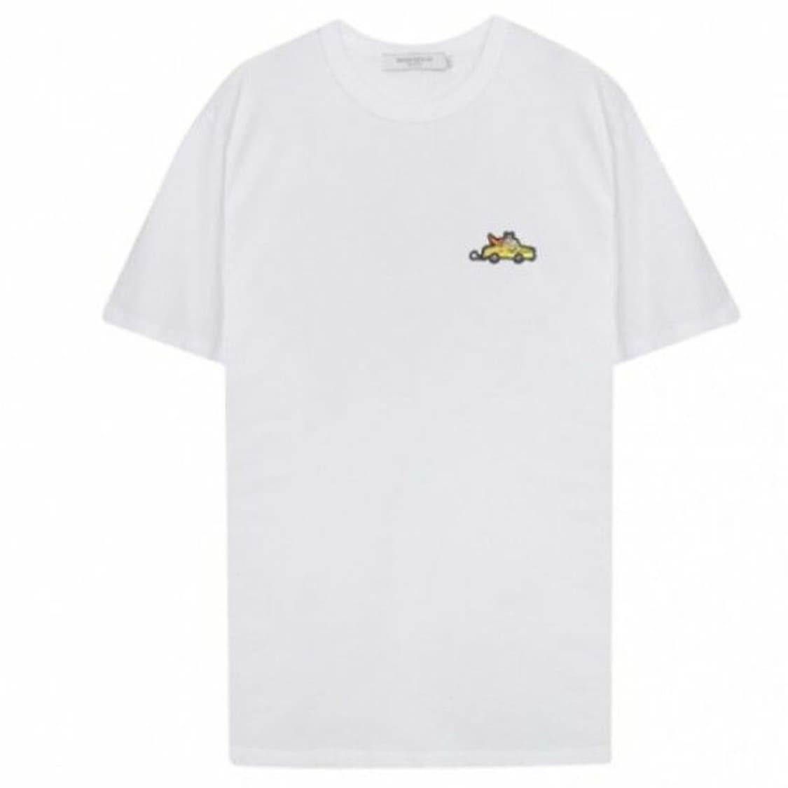 메종키츠네 반팔티 화이트 사이즈L 미사용 상품이미지1