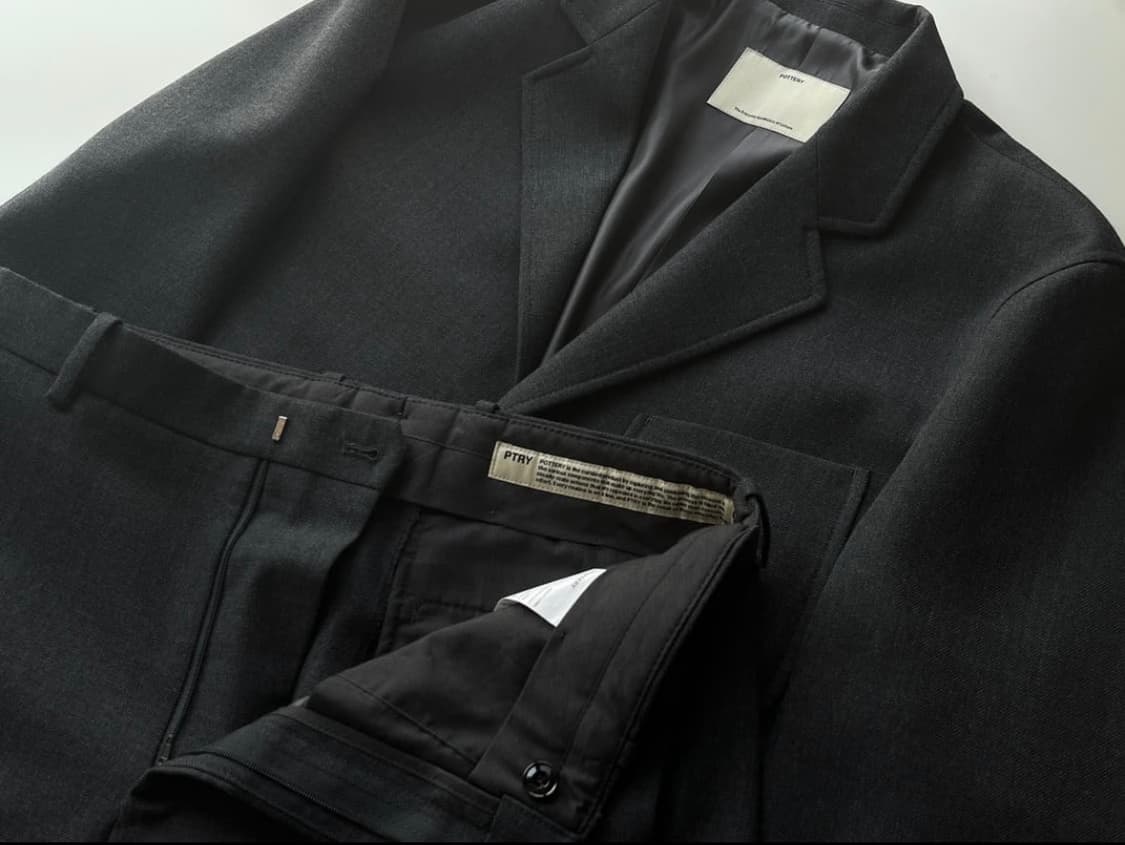 포터리 / 울 스포츠 셋업 다크그레이 / Size 2,2 상품이미지2