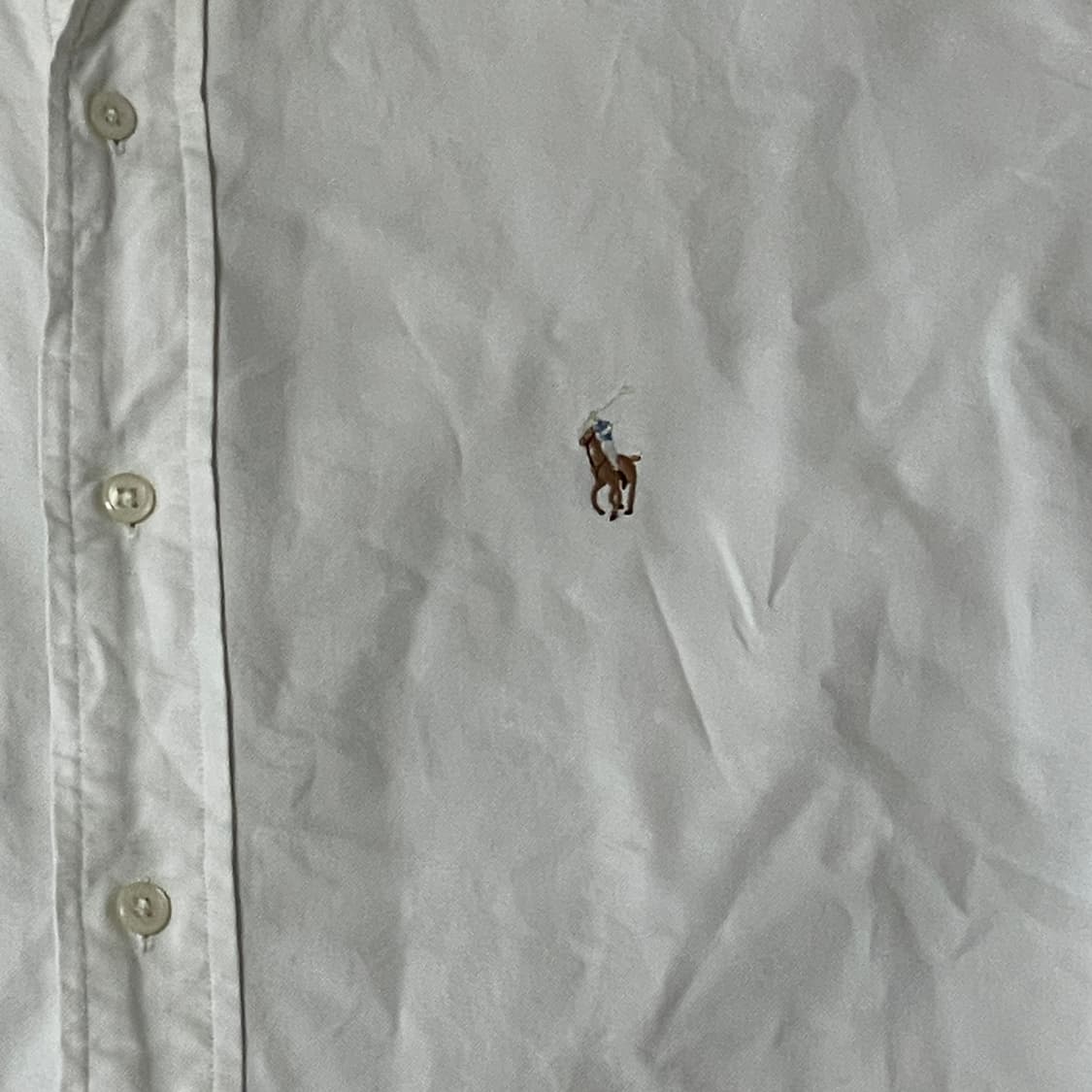 폴로 화이트 공용 셔츠 남방 옥스포드 상품이미지4