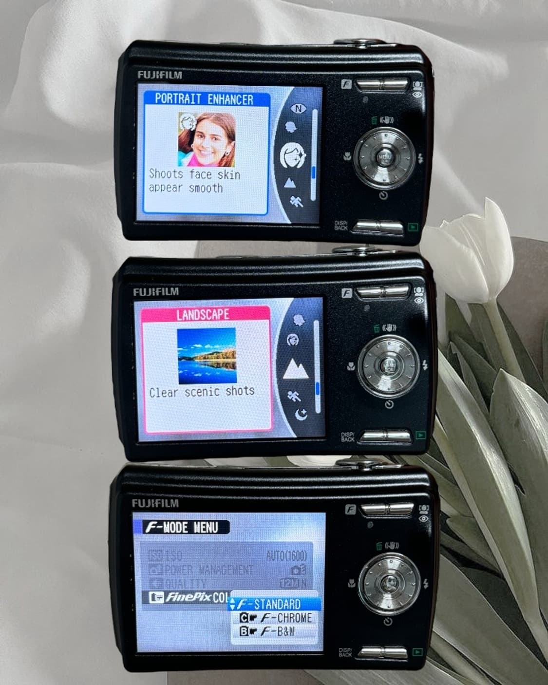 민트,풀박)후지필름 파인픽스 F100fd 디카 빈티지 캠코더  캐논 소니 상품이미지4