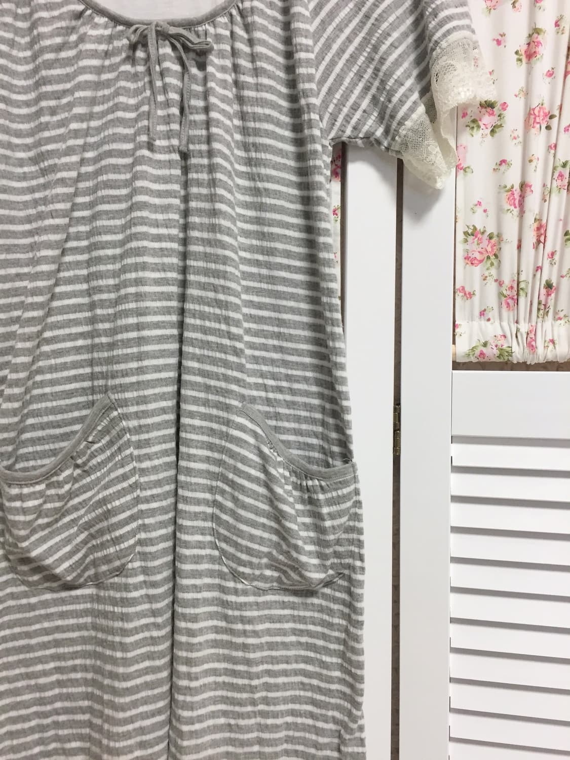 빈티지 아일릿코어 그레이 룸웨어 상품이미지2