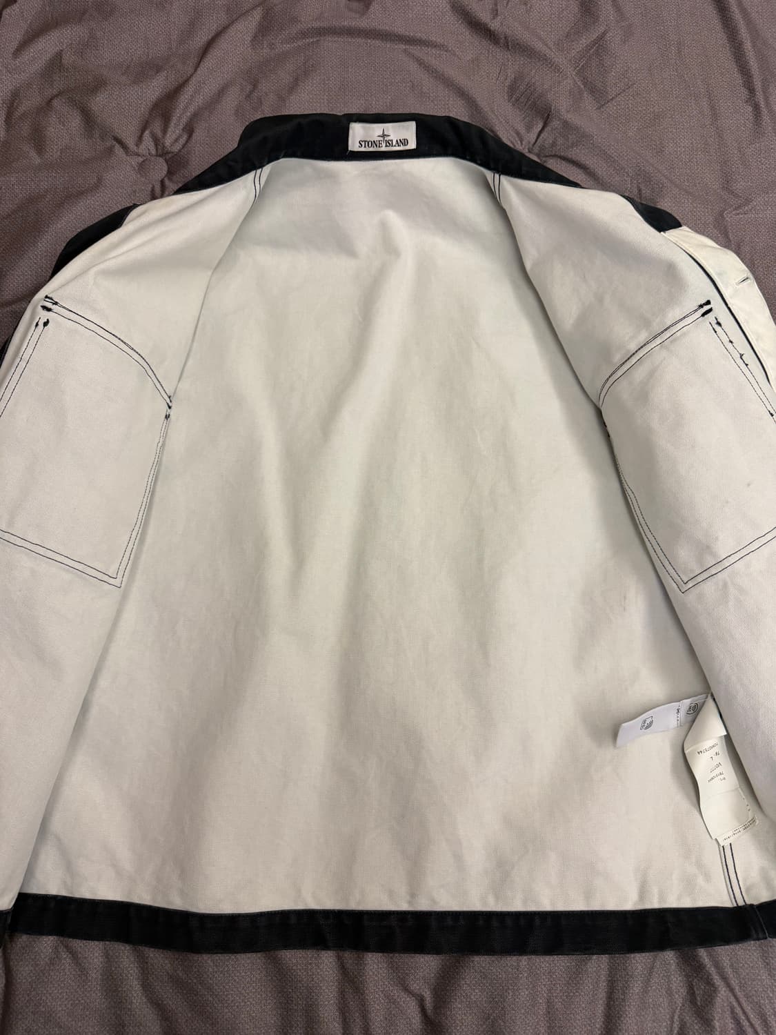 스톤아일랜드 Stone Island 마리나 코튼 캔버스 오버셔츠 상품이미지3