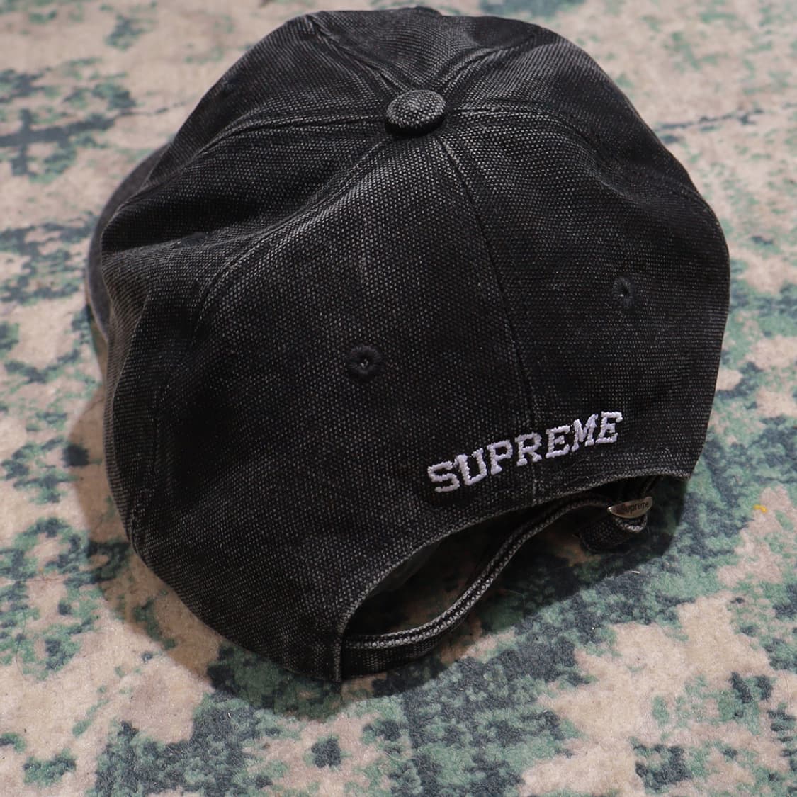 Supreme 슈프림 26ss S 로고 6-패널 캡 (블랙 워싱) 상품이미지4