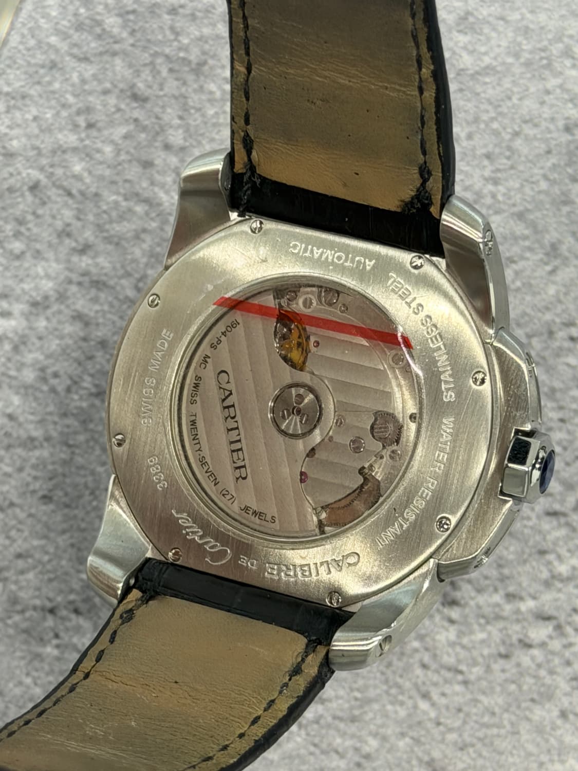 까르띠에 칼리브 드 3389 18K 콤비 시계 판매합니다. 상품이미지5