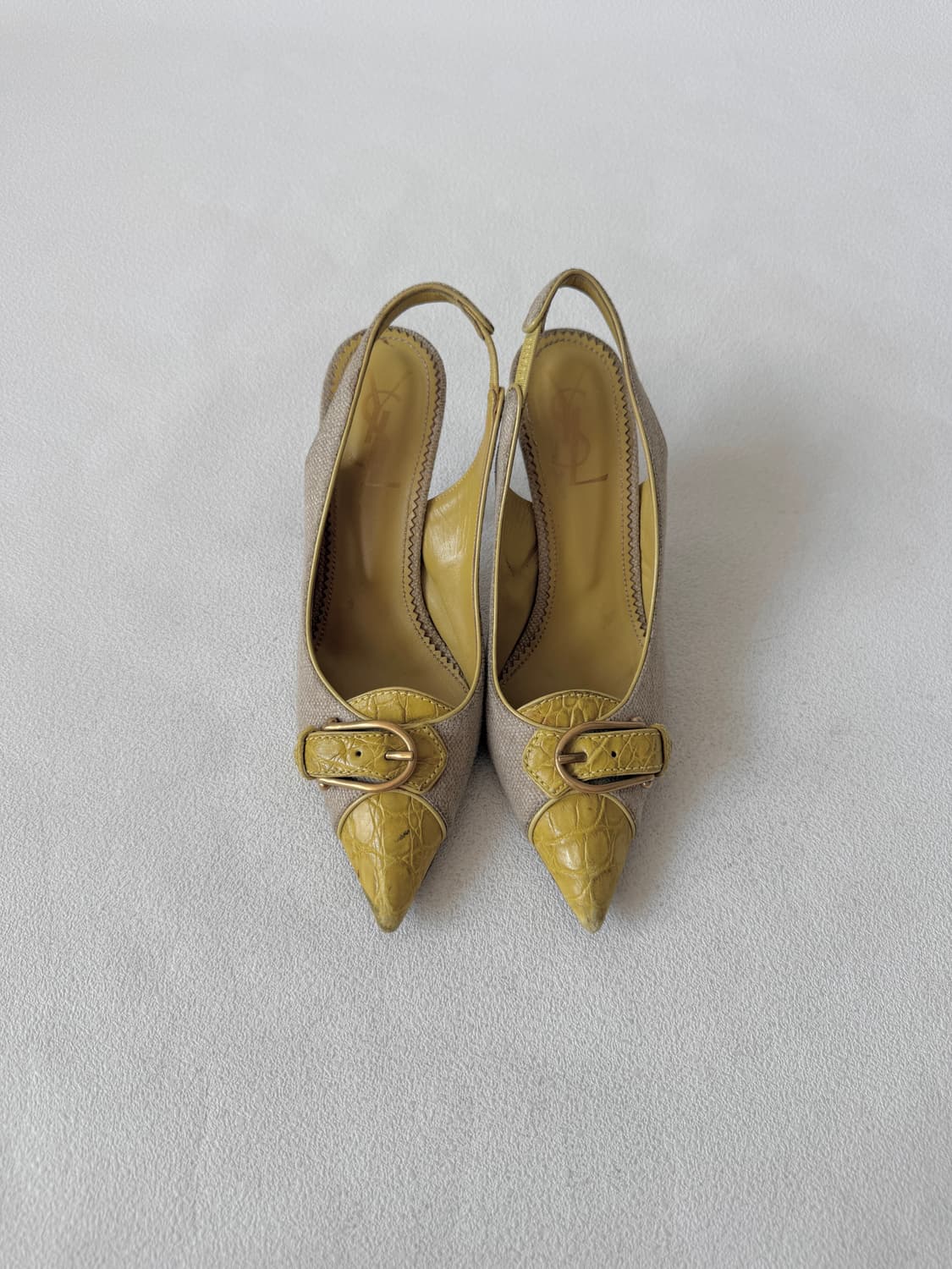 [EUR37]입생로랑(YSL) 크록 레더 힐(ITALY) 상품이미지2