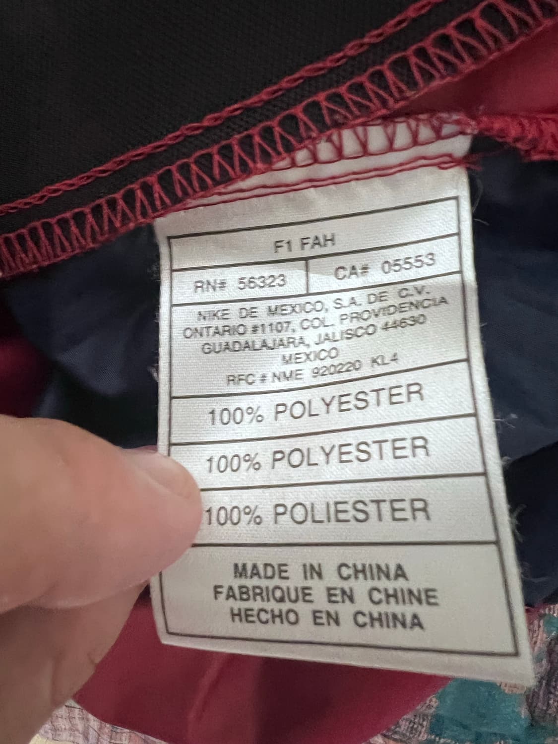 00s 나이키 버건디 웜업 올드스쿨 상품이미지4
