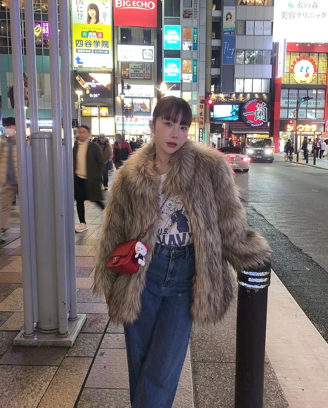 온무드 Have mix fur half coat 퍼자켓 상품이미지2