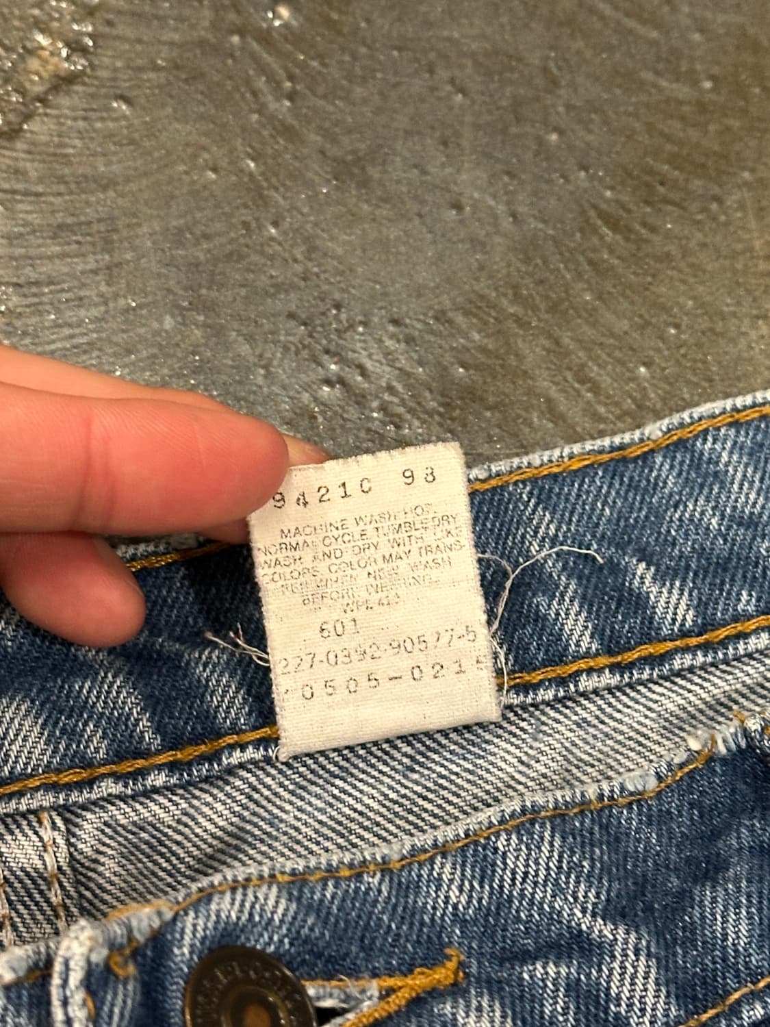 90s 리바이스 505 orange tab W37 L30 상품이미지4