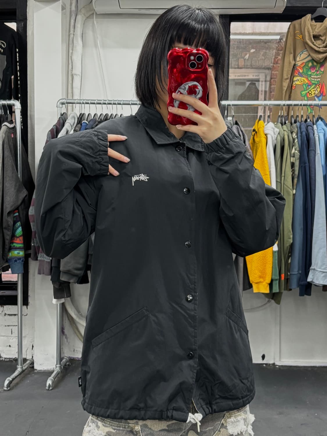 스투시 더블링크 퀄팅 코치자켓 상품이미지4