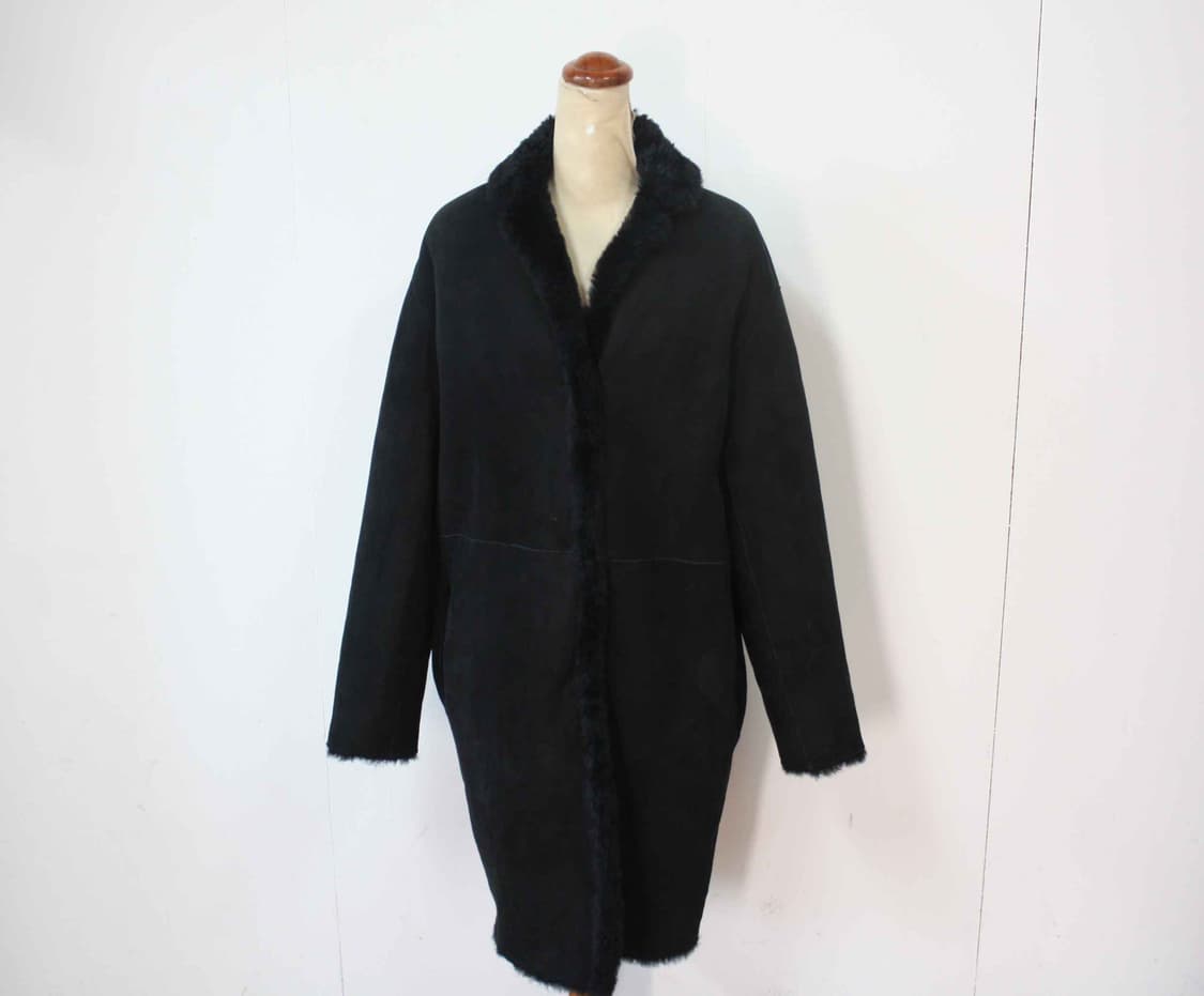 W-3255/띠어리 매장판 여성용 양털 염소가죽 양면 코트 상품이미지7