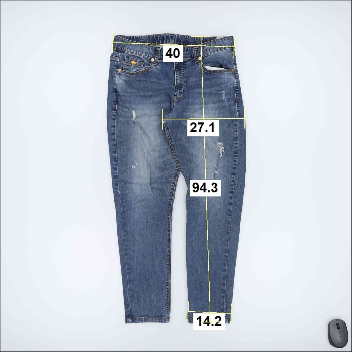 [32] 게스 진청 데님 팬츠 바지 1211J1 상품이미지6