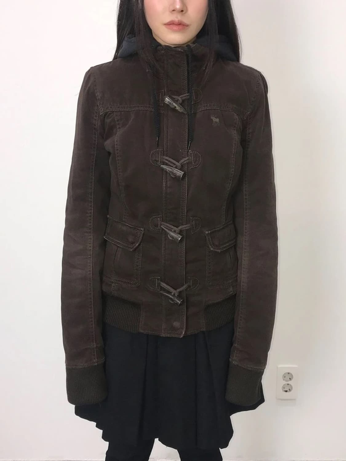 Abercrombie Toggle Fur Collar Jacket 상품이미지2