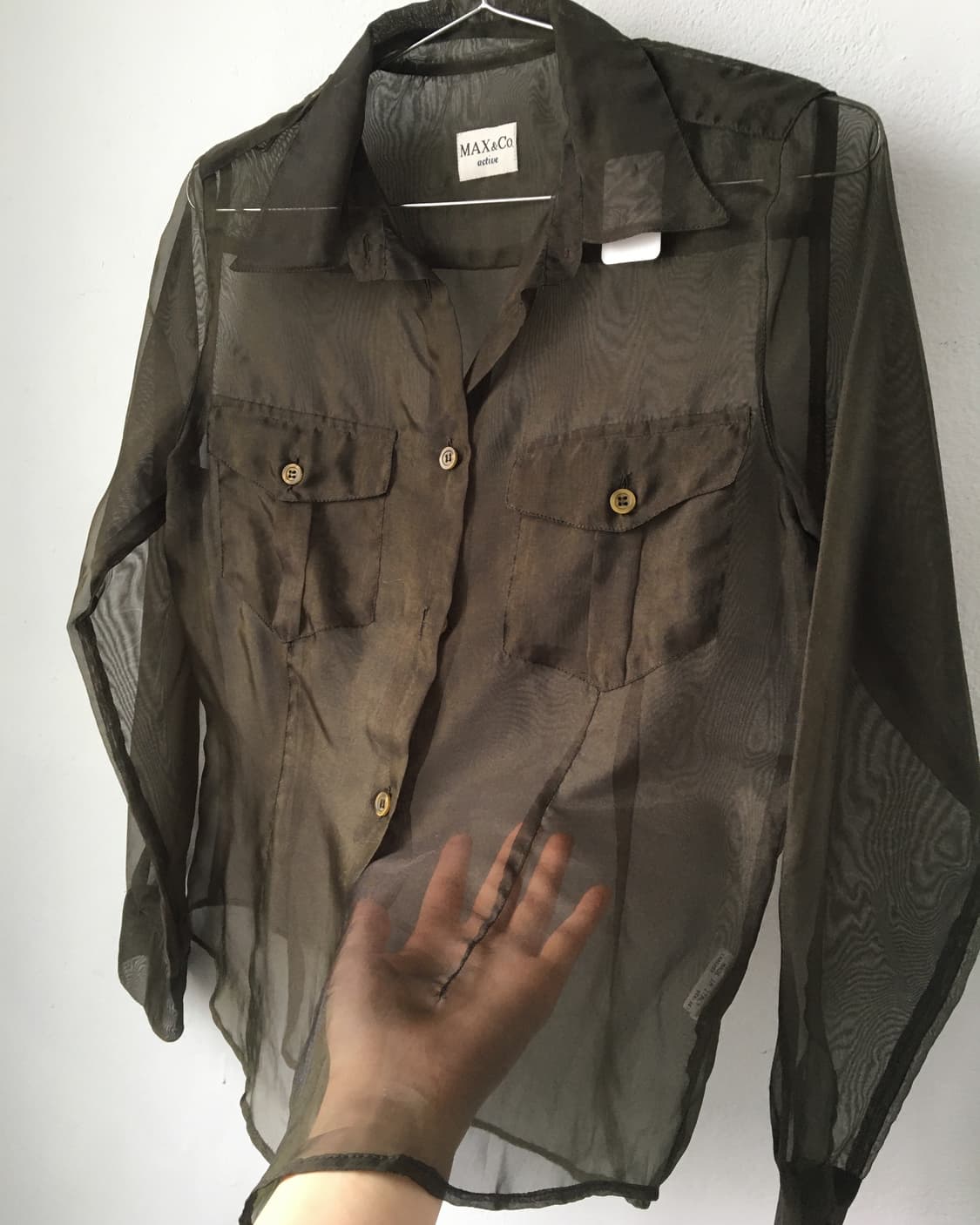 Max & co see through shirt 상품이미지4