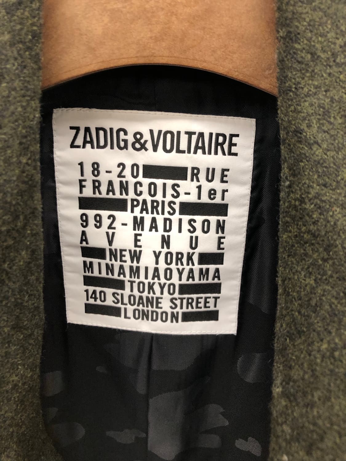 쟈딕앤볼테르 울 피코트 상품이미지3