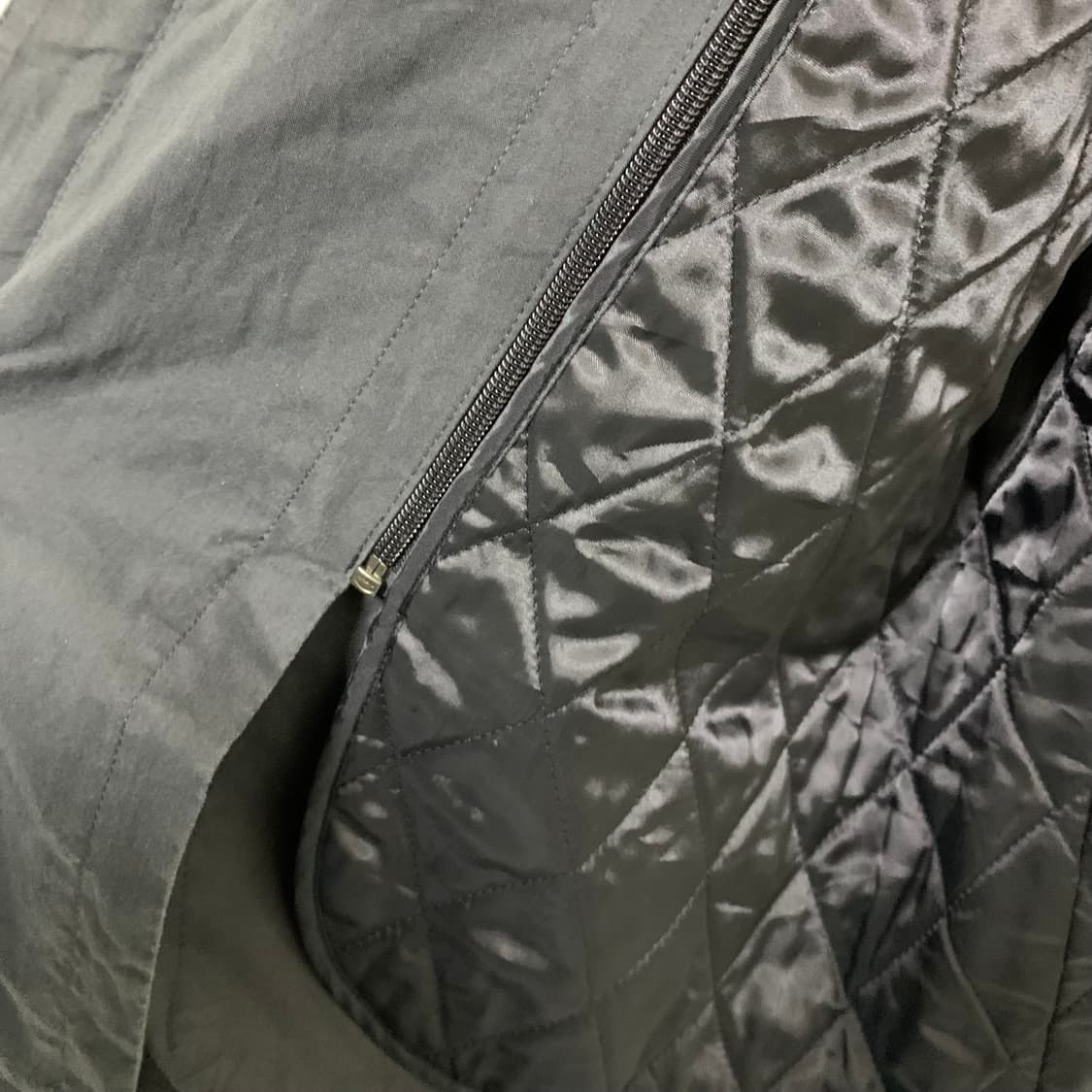 버버리 빈티지 야상 하프코트 기장 점퍼 자켓 차콜 남녀공용 L 상품이미지5