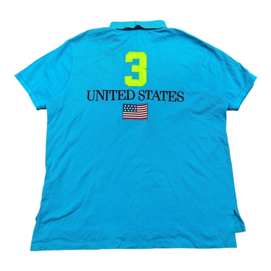 ✨ (바배) 폴로 랄프로렌 성조기 빅포니 USA 치프키프 카라 반팔티 상품이미지3