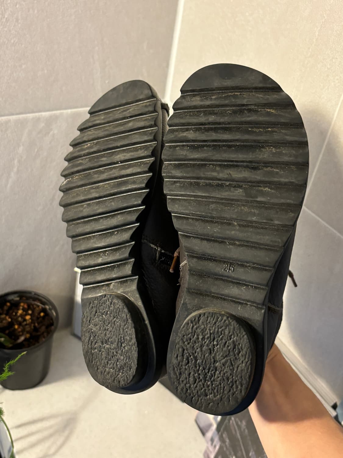 빈티지 레더 윈터 앵클부츠 상품이미지6