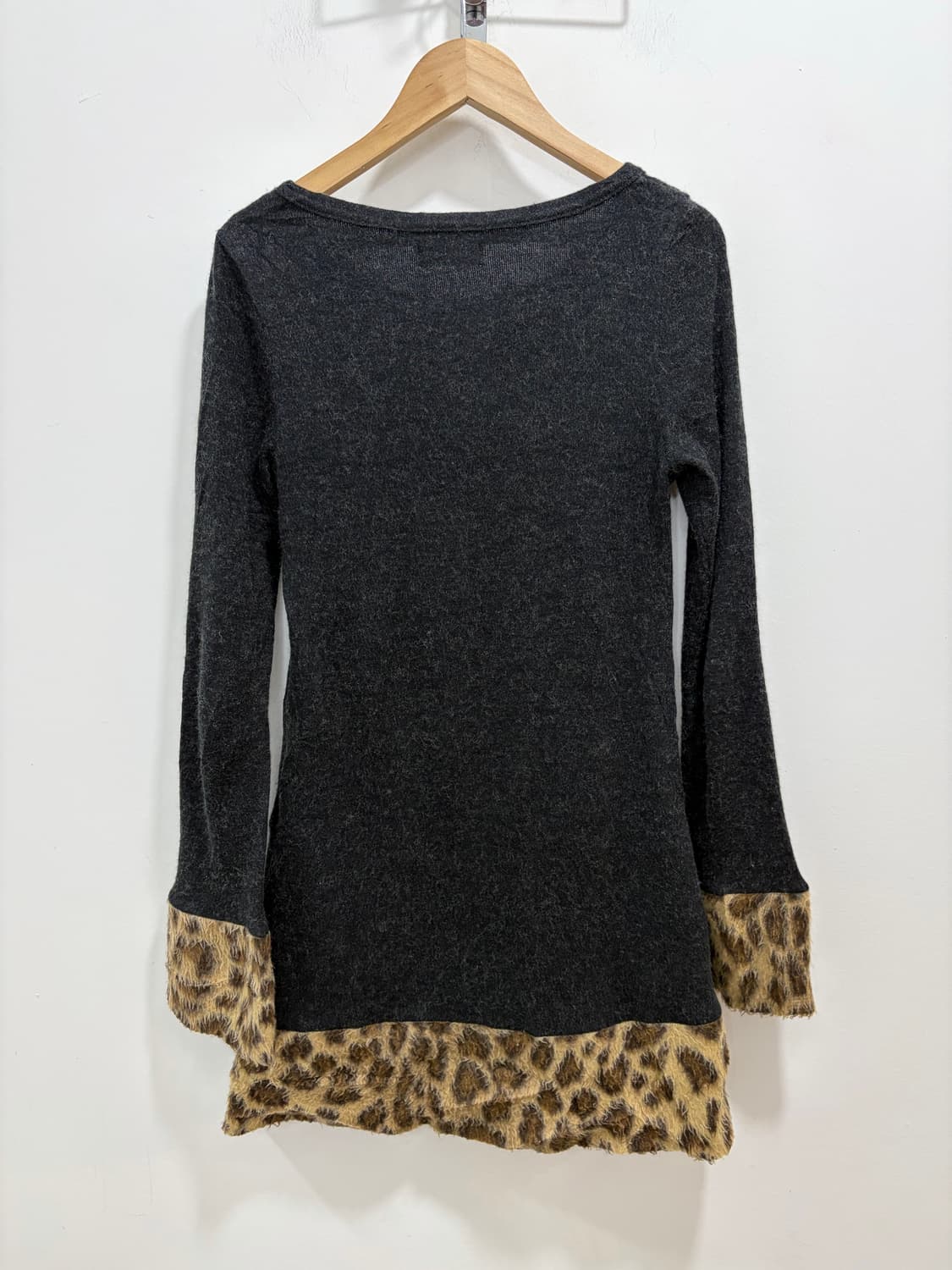 Millennia 호피 레오파드 갸루 니트 티셔츠 상품이미지9