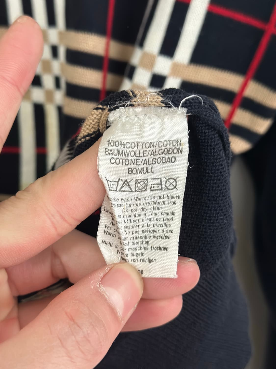 버버리 니트 85-90 상품이미지4