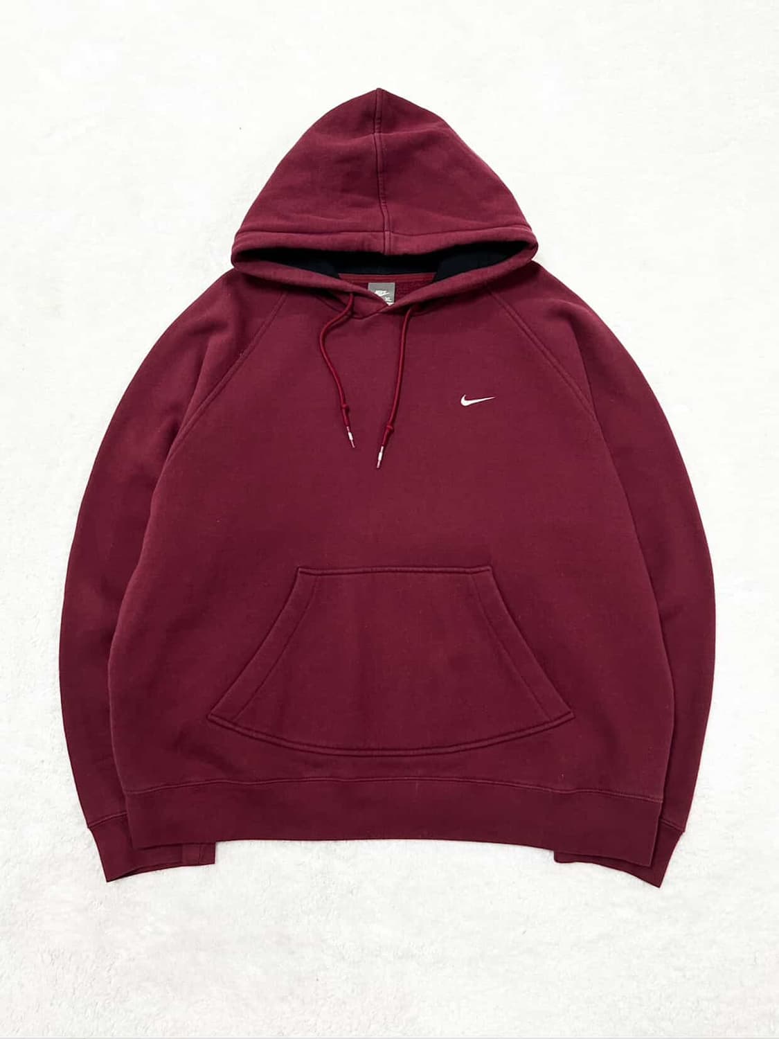 나이키 스우시 버건디 후드 상품이미지6
