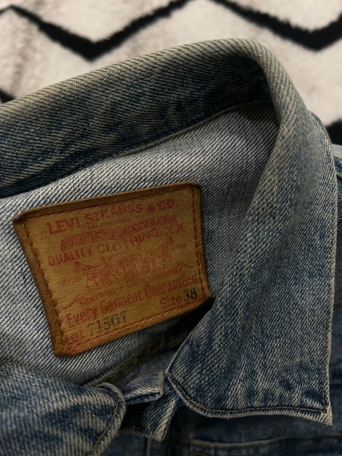 [38]리바이스 90s 71507xx Big e 데님 트러커 자켓 상품이미지6