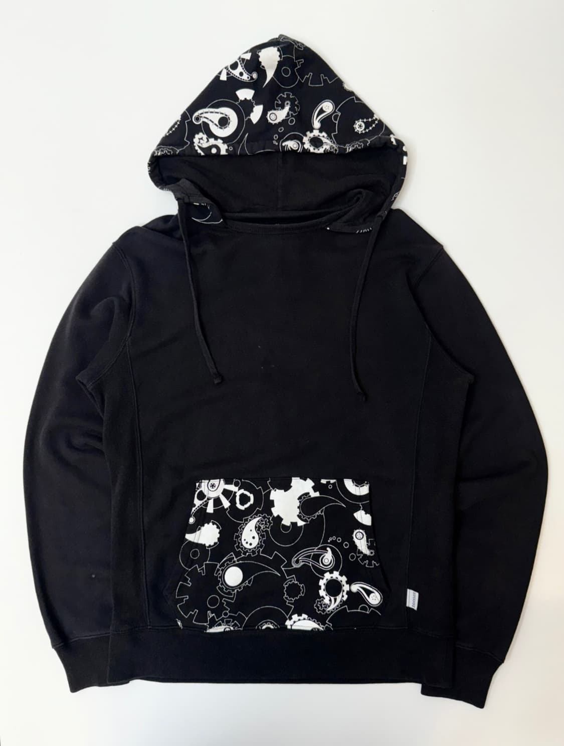 Stussy 스투시 블랙 프린팅 후드티 상품이미지1