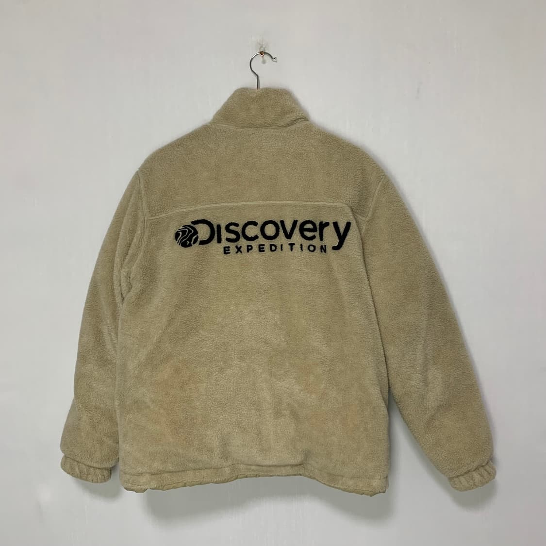 디스커버리 리버시블 플리스 패딩 점퍼 베이지 100 후리스 상품이미지2