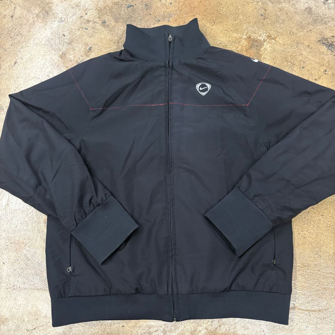 [정품/95,M] 나이키 올드스쿨 바람막이 집업 b17 상품이미지2