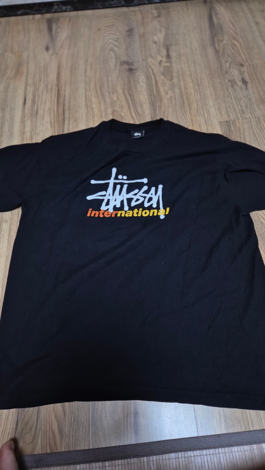 스투시 Stussy 인터내셔널 반팔티 블랙 L 상품이미지1