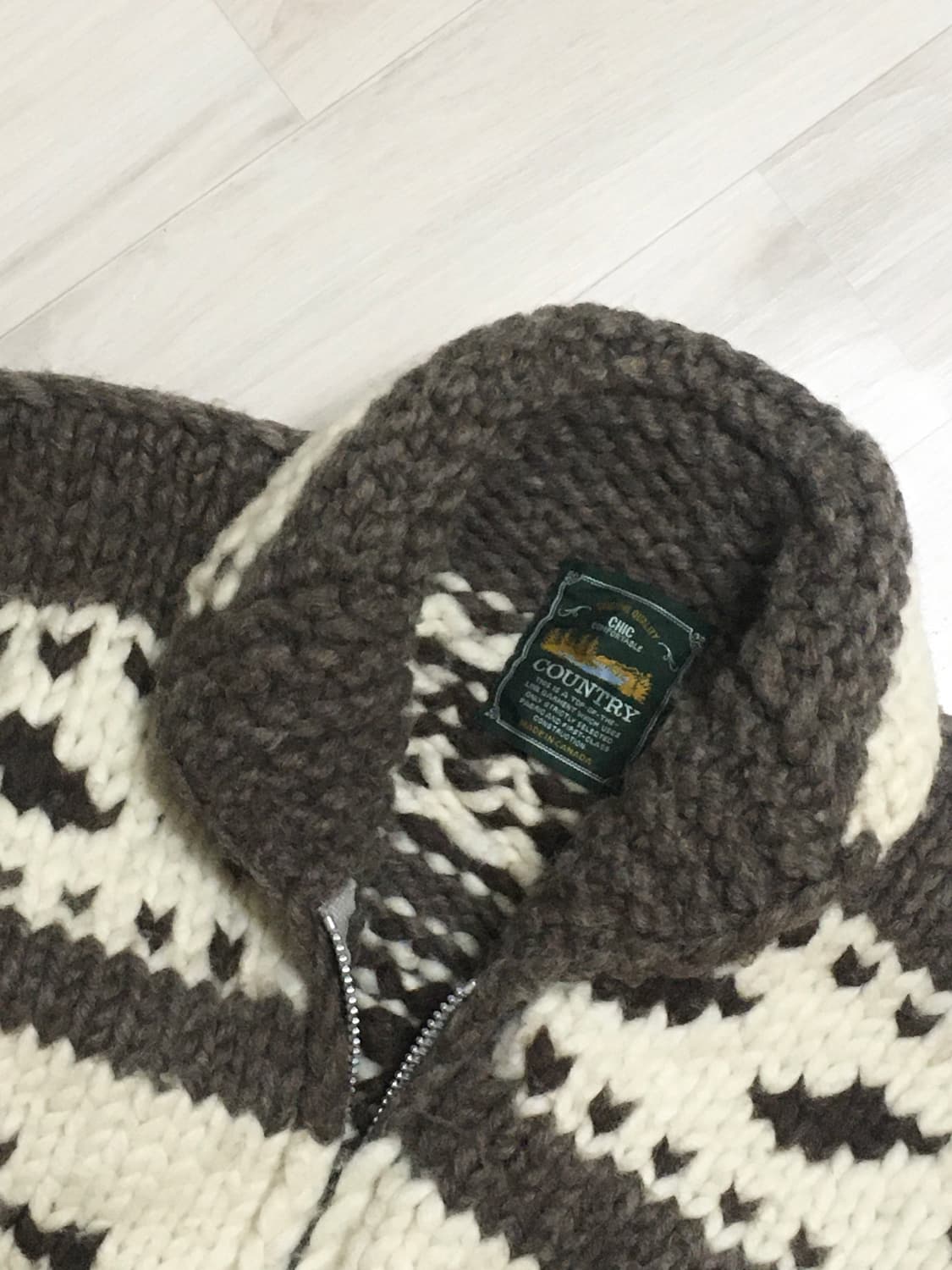 Country 캐나다 썬더버드 코위찬 헤비 스웨터 상품이미지3