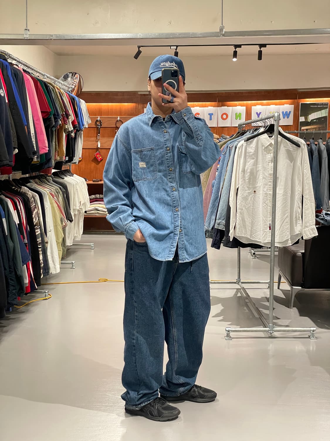 게스 데님 셔츠   상품이미지5