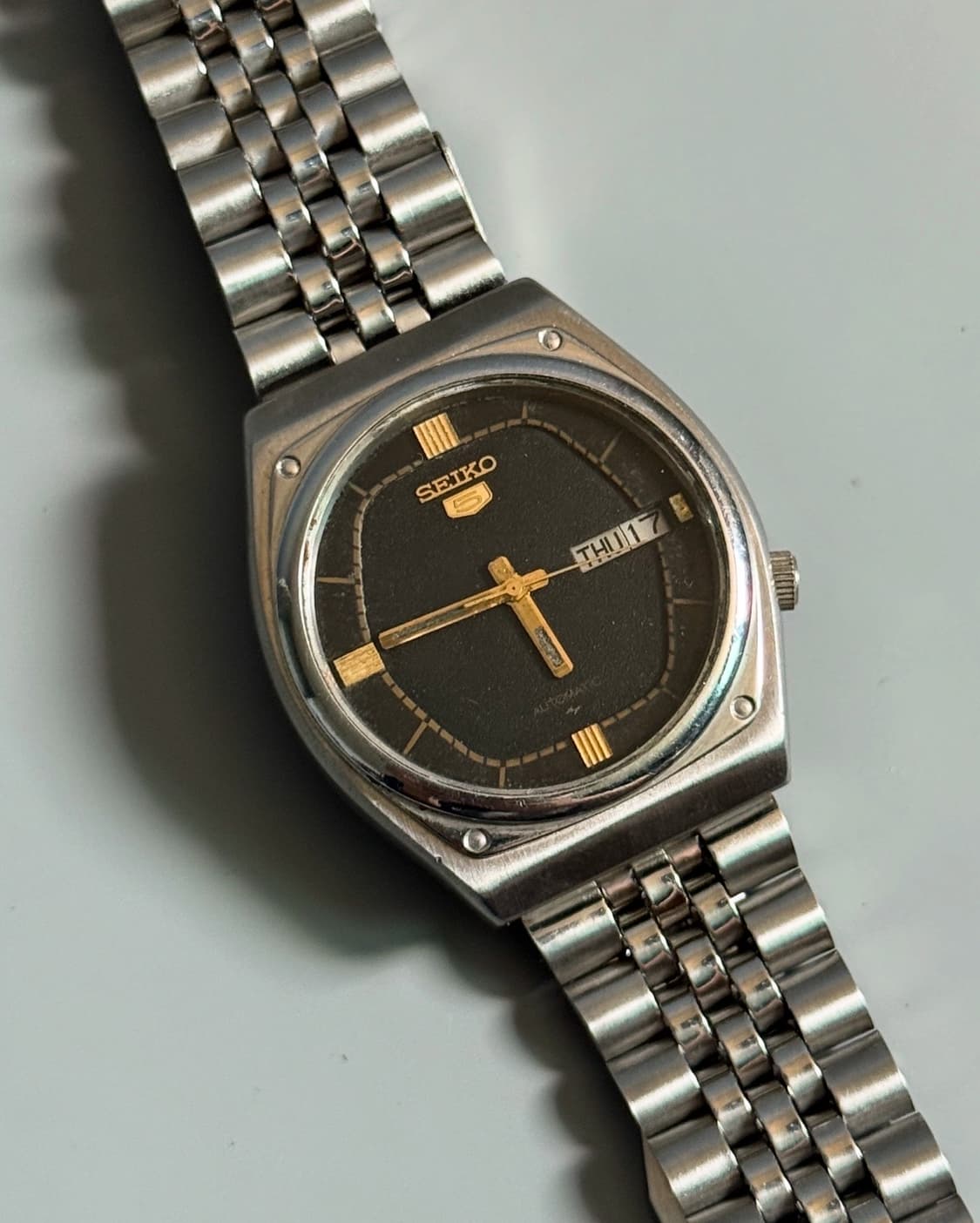 vintage SEIKO 5 Automatic metal watch 상품이미지1