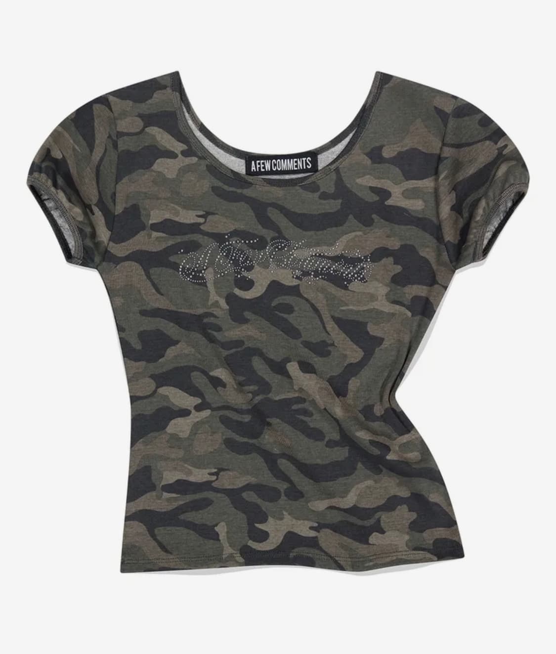 어퓨커멘츠 메탈 스터드 베이비 티셔츠 CAMOUFLAGE 상품이미지1