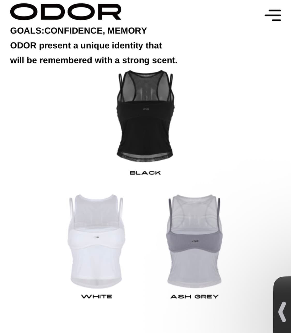 오도어) Ash Sleeveless Ash Grey F 상품이미지1