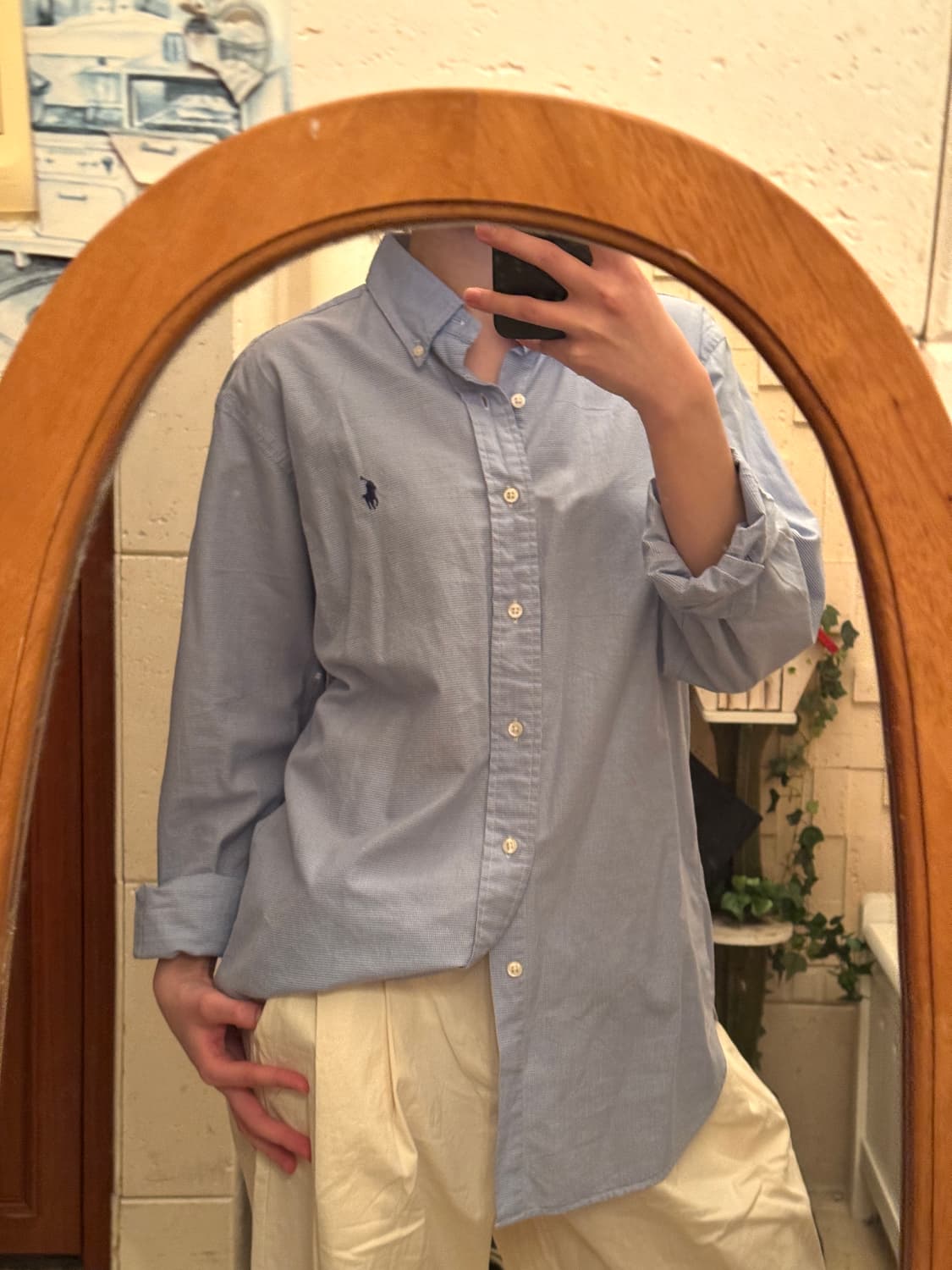 폴로 랄프로렌 블루 스트라이프 Classic Fit 상품이미지8