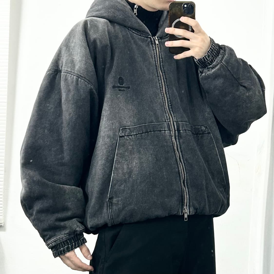 우영미 24FW 데님 후드 점퍼 상품이미지3