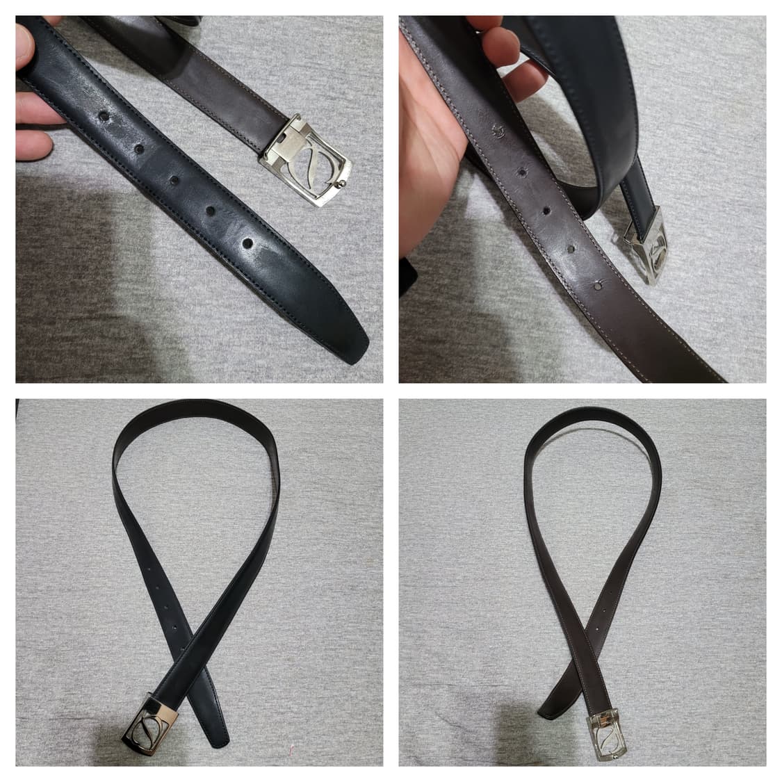 정품 듀퐁 로고 남성 벨트 상품이미지5