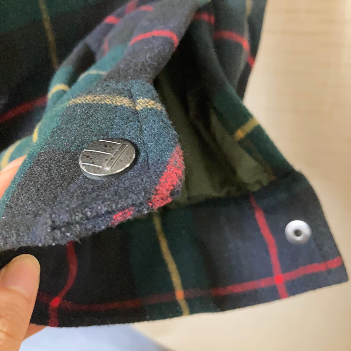 Evistub긴팔 루즈핏 셔츠  체크 폴로 셔츠 상품이미지6