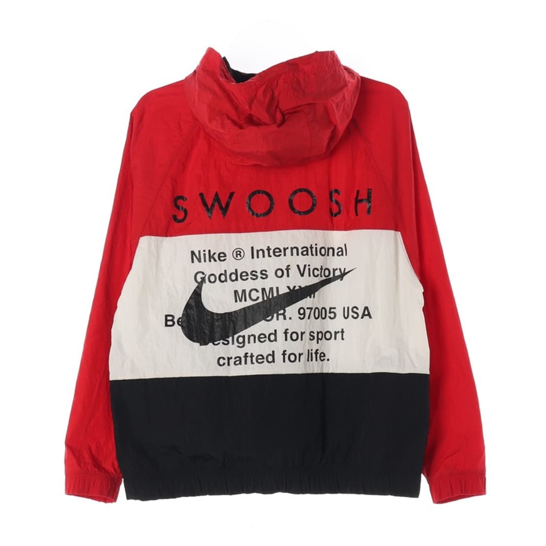 나이키 더블 스우시 배색 우븐 후드 자켓 M 상품이미지2
