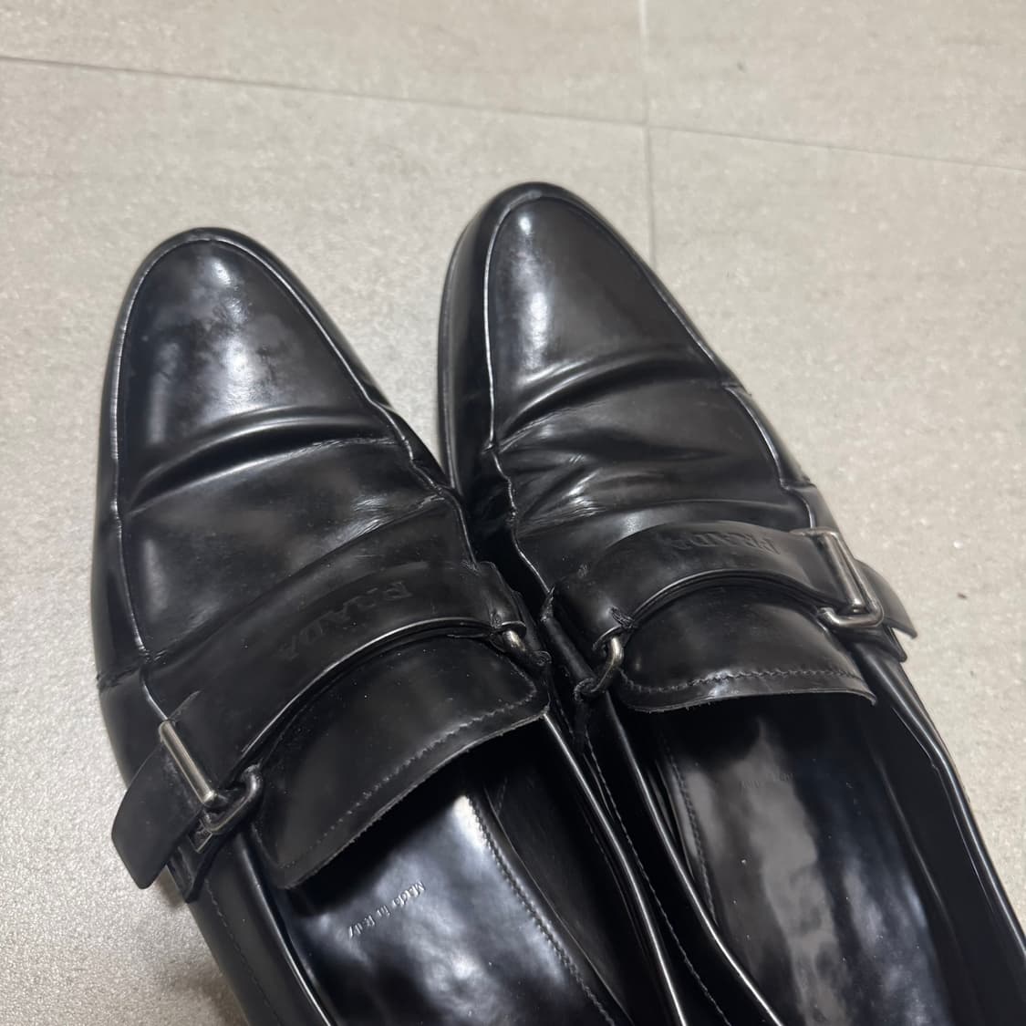 [275] 프라다 빈티지 버클 로퍼  상품이미지3