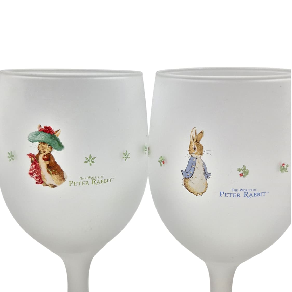 90s 피터래빗 불투명 볼드 와인잔 2p세트 상품이미지2