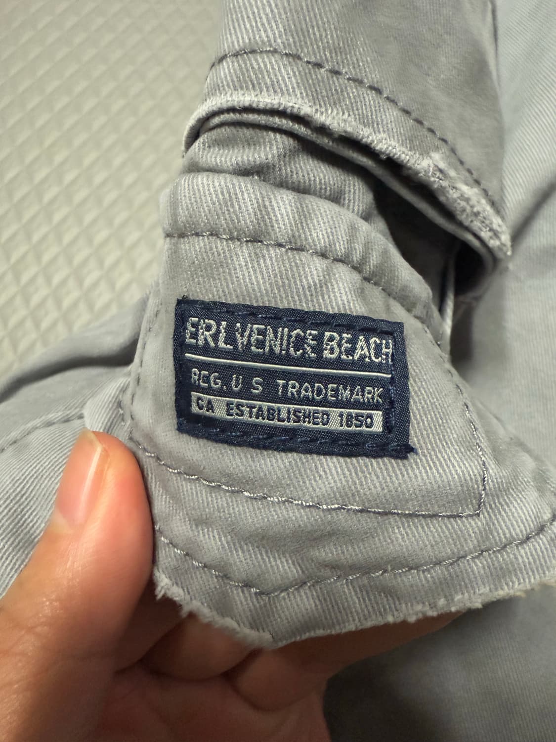 (M) ERL 아메리칸 클래식 카고 팬츠 워시드 블랙 상품이미지2