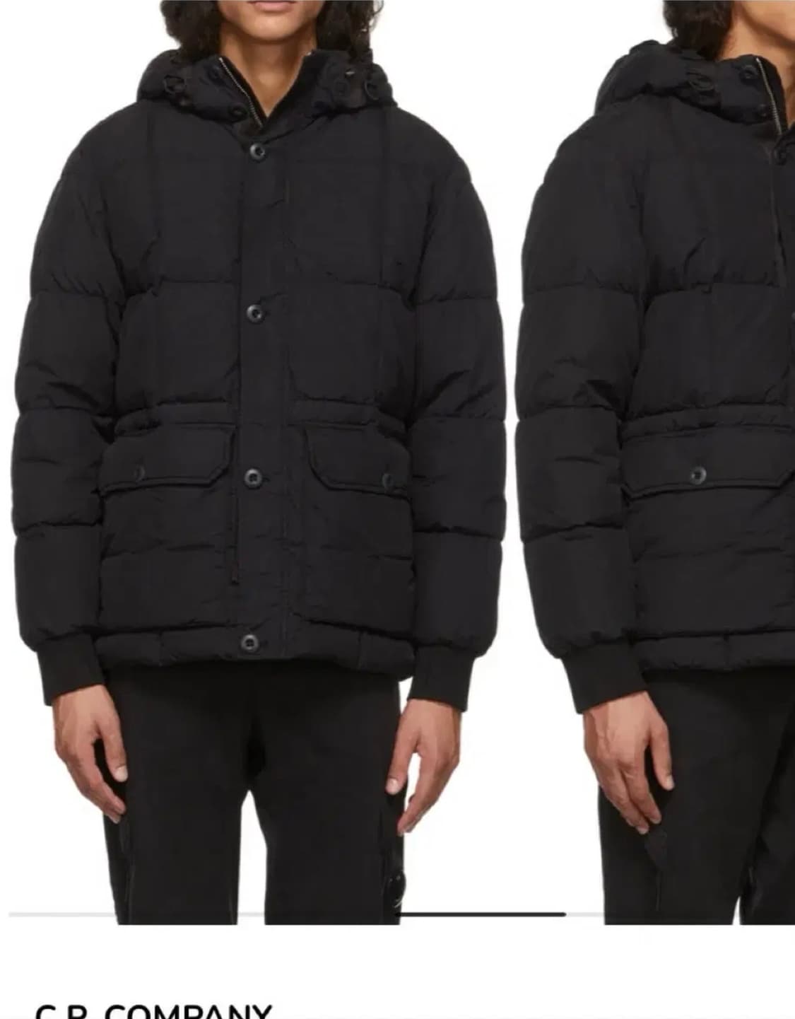 cp컴퍼니 플랫나일론 다운 패딩 상품이미지4